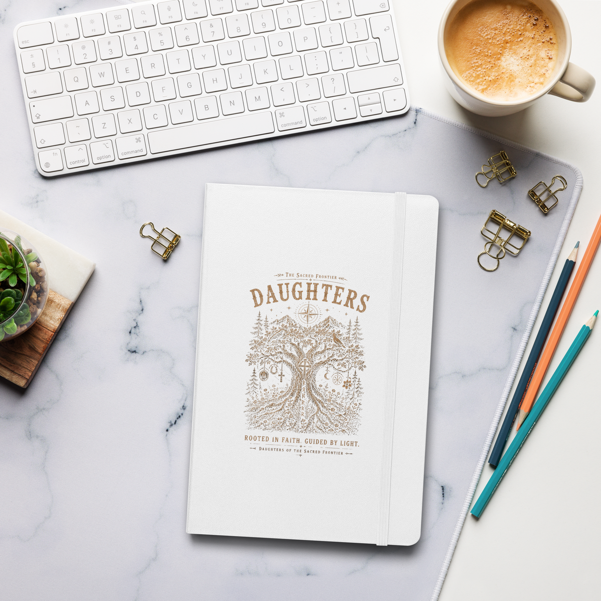 Rooted Hardcover notebook; Daughters of The Sacred Frontier Collection