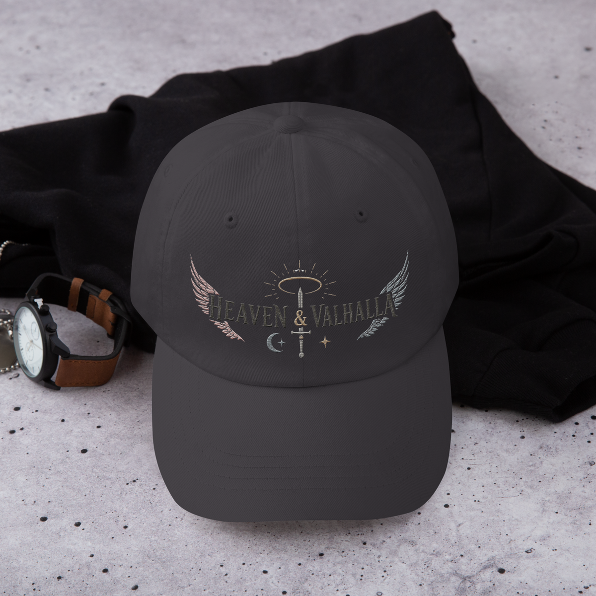 Heaven & Vahalla Collection Embroidered Dad hat