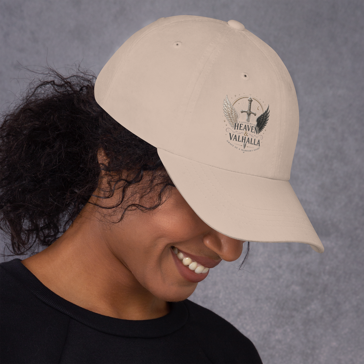 Heaven and Valhalla Embroidered Dad hat