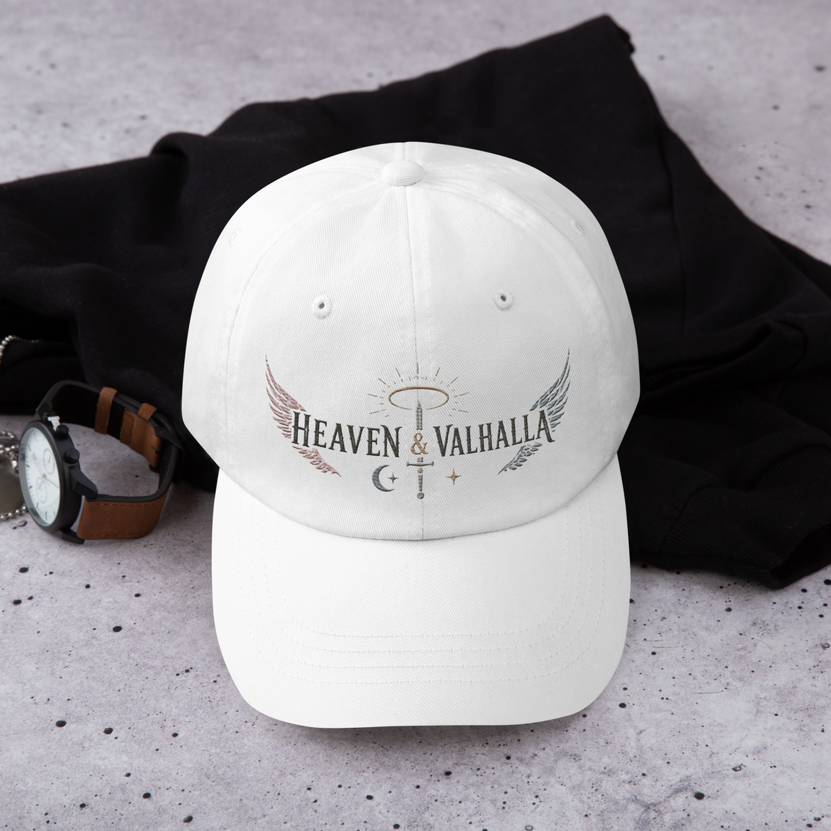 Heaven & Vahalla Collection Embroidered Dad hat