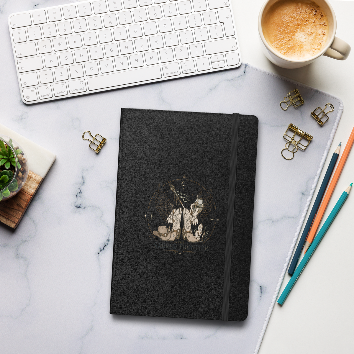 The Sacred Frontier Hardcover bound notebook